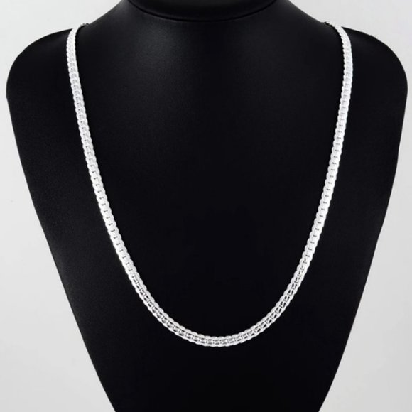 NEW 20'' 925 Sterling Silver Braided Snake Chain - Picture 3 of 11